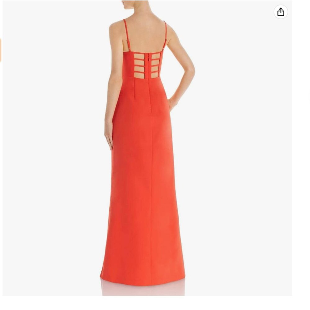 BCBGMAXAZRIA Women's Strappy Caged Gown Size-12 NWT - Picture 2 of 9